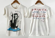 New  VTG 1986 Prince and The Revolution Parade Tour Tee Shirt