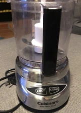 Cuisinart Silver Mini-Prep Plus Food Chopper Grinder Tested & Working