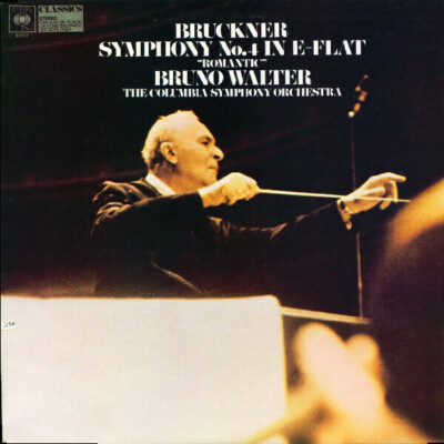 Bruckner Symphony No. 4 In E-Flat Romantic CBS Classics Vinyl LP