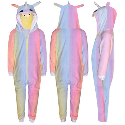 fluffy unicorn onesie
