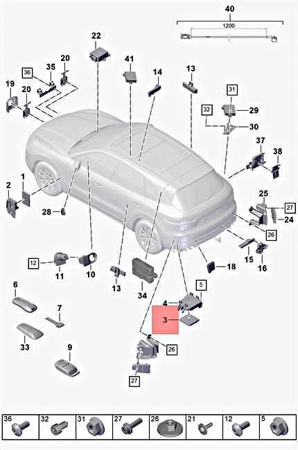 Genuine PORSCHE Cayenne 9YA Control Unit 9Y0907064BK | eBay 