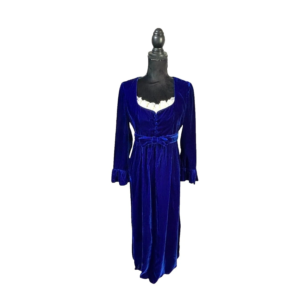 Velvet Maxi Vestidos VINTAGE 1970s para Mujer