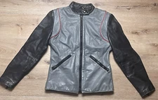 VTG 1970s-80'S  AMF HARLEY DAVIDSON LEATHER MOTORCYCLE JACKET , Size 36