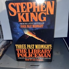 Stephen King Three Past Midnight: The Library Policeman 6 Audiobook Tapes