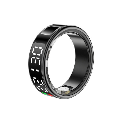Smart Ring LED Display Bildschirm Herzfrequenz Blutmessung Multi Sportmodi - Bild 7 von 22