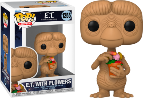 Figurine Vinyl FUNKO POP E.T. : E.T. with Flowers #1255 - Photo 1 sur 3