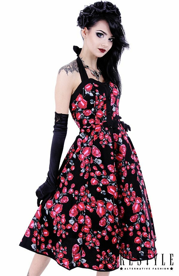 ワンピース Notting Hill Belted Dress vintage rose Rose Halter 1950S Vintage Dress Swing Dress – Jolly Vintage