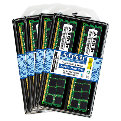 32GB KIT 8X 4GB PC3-8500 REGISTERED APPLE Mac Pro MacPro4,1 MD770LL/A MEMORY RAM