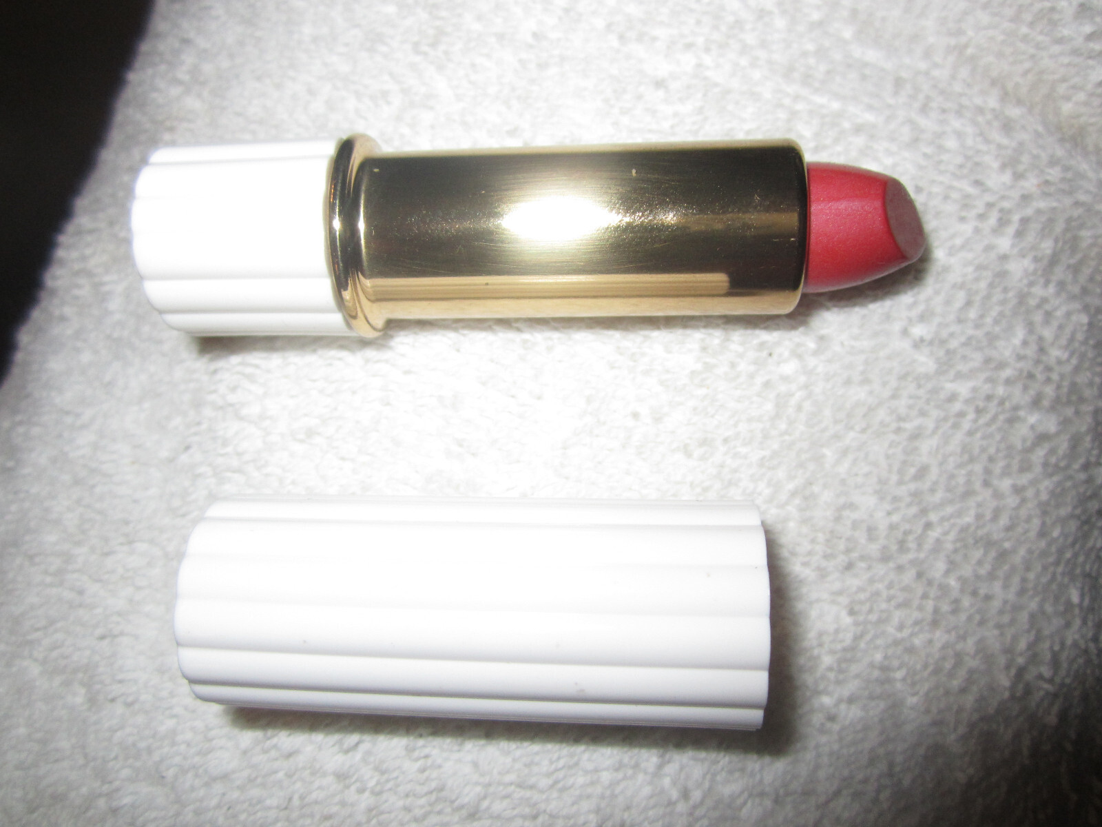 Estee Lauder Heathermist Pink All Day Lipstick Rare White Case NOS
