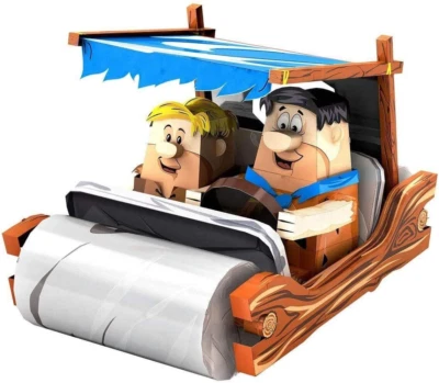 Metal Earth Fascinations The Flintstones Car 3D Metall Puzzle Modellbausatz - Bild 1 von 4