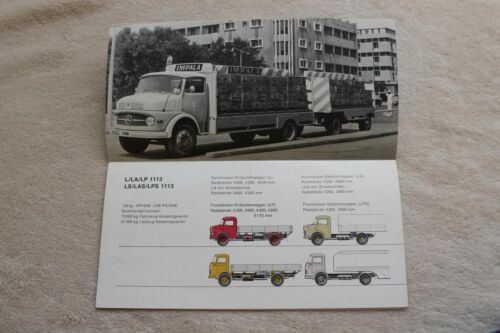 32B 730 1966 Mercedes LKW Nutzfahrzeug 406 408 710 911 1113 1418 1918 Prospekt - Bild 7 von 11
