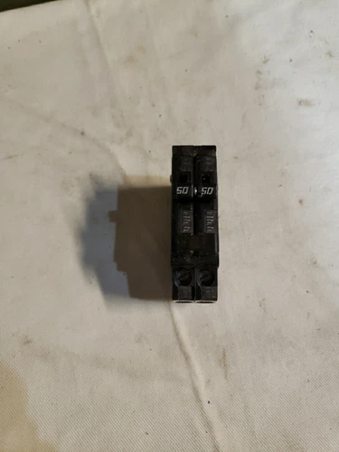 New Challenger 2 pole thin style, Side Clips 50 amp circuit breaker 1 Inch TypeA