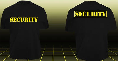 SECURITY T-Shirt Sicherheitsdienst Ordner Police Polizei SWAT Sicherheit TOP PR - Bild 1 von 2