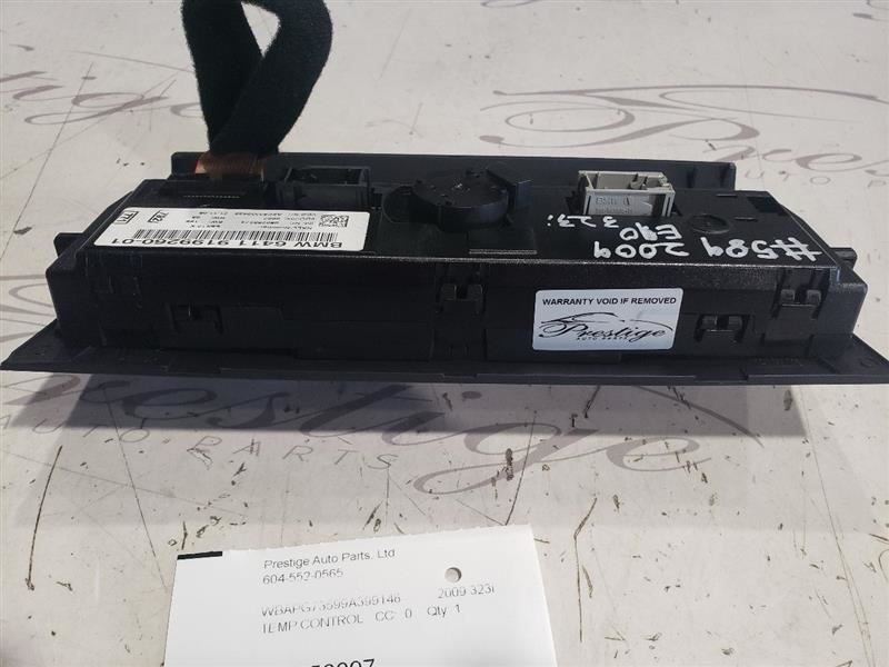 Climate Control Automatic Temperature Control Fits 0713 BMW 328i E90 OEM eBay