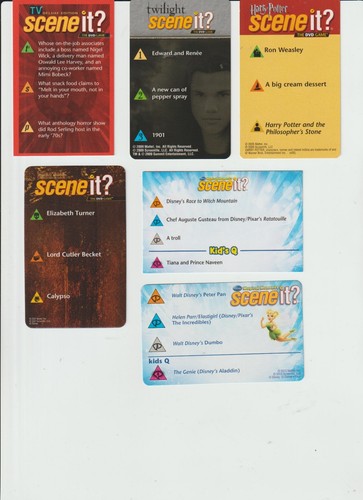 Scene It Trivia Cards Reference Buzz House Points - Picture 3 of 26
