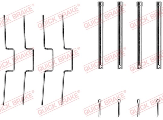 Quick Brake 109-1176 ZubehöRsatz, ScheibenbremsbeläGe FüR Land Rover-image