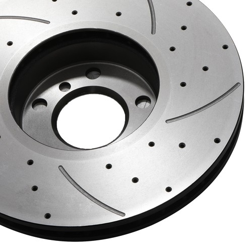 DISCOS DE FRENO DELANTEROS PERFORADOS RANURADOS 332MM BMW X5 E53 00-06 - Imagen 8 de 9