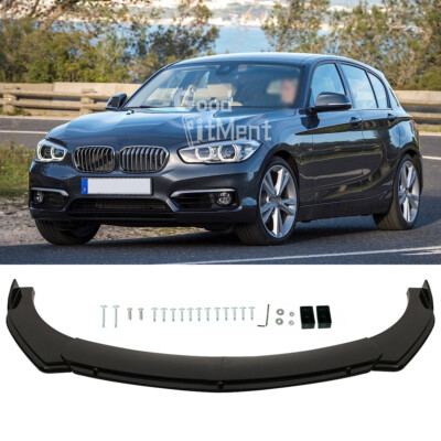 Für 1er F20 F21 Frontstoßstange Lip Spoilerlippe Front Spoiler Splitter Diffusor