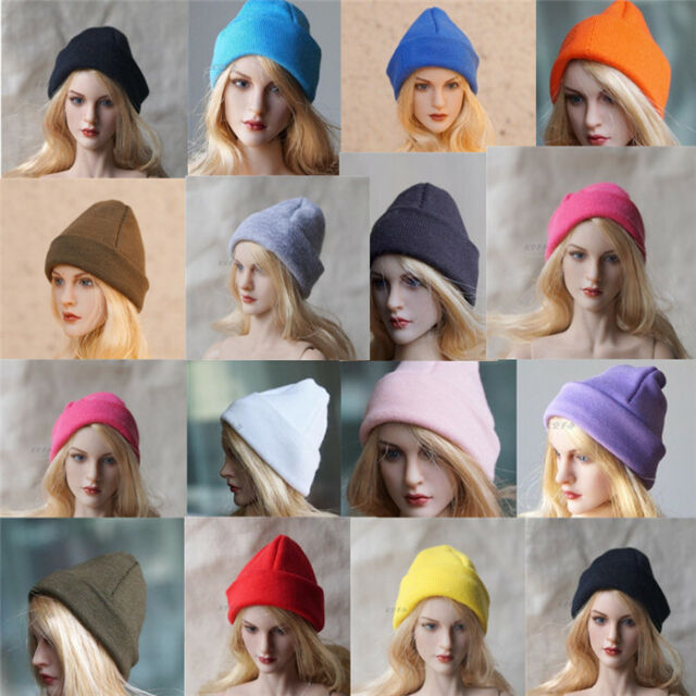 1:6 Knitted Hats Caps Clothes Model For 12'' Female Male PH TBL Figure Head Toys 1:6 Knitted Hats Caps Clothes Model For 12'' Female Male PH TBL Figure Head Toys