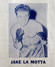 Vintage Boxing Program Jake LaMotta Raging Bull vs Cerdan Championship 1949