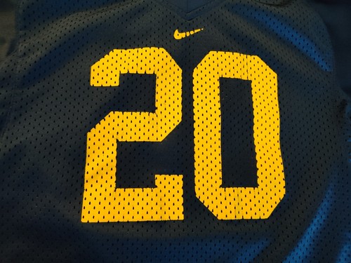 Vtg Team Nike Center Swoosh University Of Michigan Football Jersey Nike Kids 6 - Picture 4 of 16