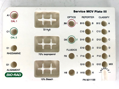Bio-RAD Bio-Plex MCV Plate III Part# 9211130