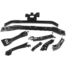Front Support Radiator Brackets Kit Set 8pcs For Nissan Sentra 1.8L 2013-2019