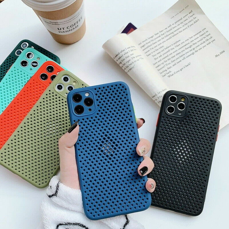 Funda blanda deportiva de malla transpirable para iPhone 11 12 13 14 15 Pro Max X XR 678 Foto 3 de 4