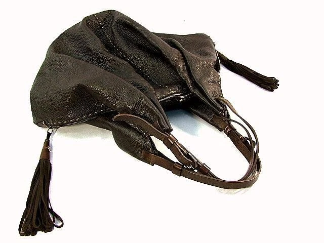 $1675 Nuevo Bolso de Mano Henry Cuir Beguelin Paracaídas Grande Cuero Italiano Cartera Foto 4 de 4