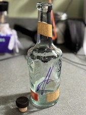 JASON MOMOA SIGNED EMPTY MEILI VODKA BOTTLE Blaine Halvorson Aquaman Autograph