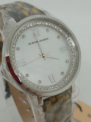 BCBGMaxAzria Silver Crystal Accent Women\'s Watch BCBGMAXAZRIA BG6272 Womens 21mm Square Case Silver S/Steel  main image 4