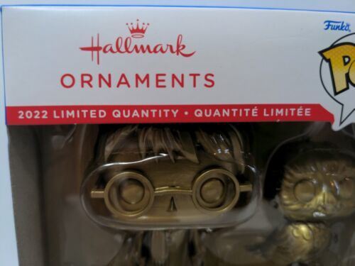 Funko Pop Harry Potter and Hedwig Chase Hallmark Ornaments Gold Limited Edition - Picture 4 of 4