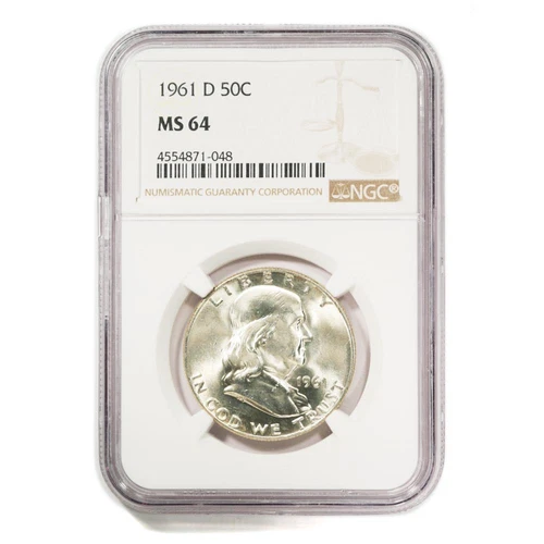 USA - Franklin Half Dollar 1961D - NGC MS-64