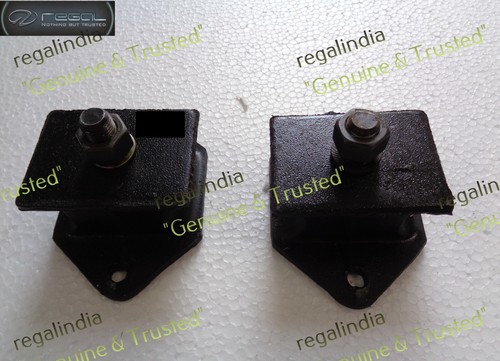 Genuine Front Engine Mount Pair for Jeep Mahindra CJ340 CJ540 MM540 Diesel - Picture 3 of 7