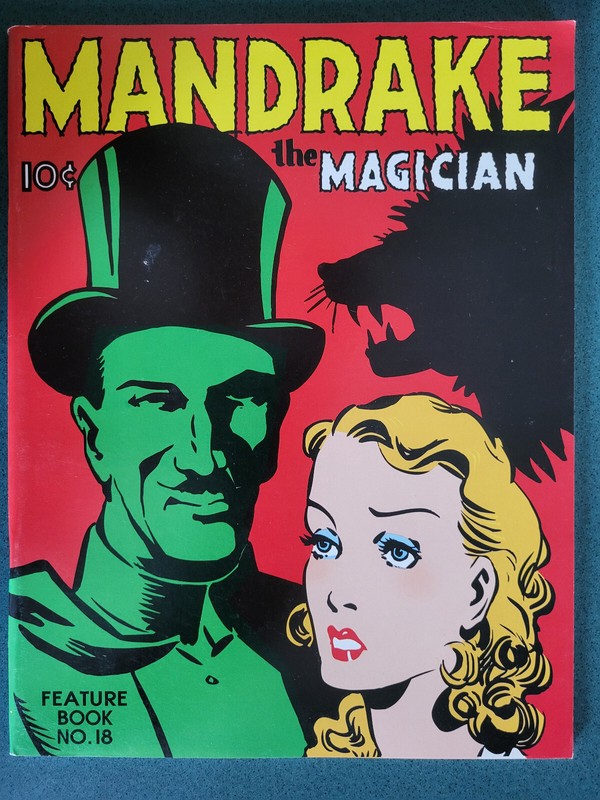 MANDRAKE the MAGICIAN ~ Feature Book#18 DAVID McKAY~VINTAGE COMIC STRIP~SC BOOK!