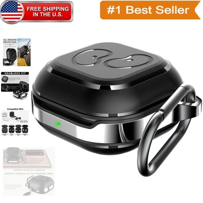 Secure Carrying Case for Galaxy Buds Live/Pro/2 with Keychain and Easy Access
