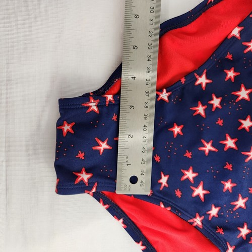 Bikini Bottom Youth Red White And Blue Stars Girls Cat & Jack XL 14/16 - Picture 4 of 8