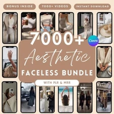 7000+ Faceless Reels Bundle for Aesthetic Marketing