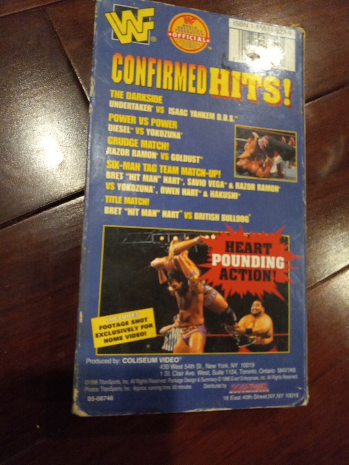 WWF Confirmed Hits 1996 Coliseum Video Razor Ramon Diesel Undertaker ...