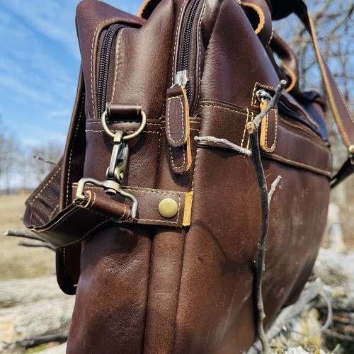 Broken Arrow Adventure Co. Pilotentasche Leder - Bild 11 von 13