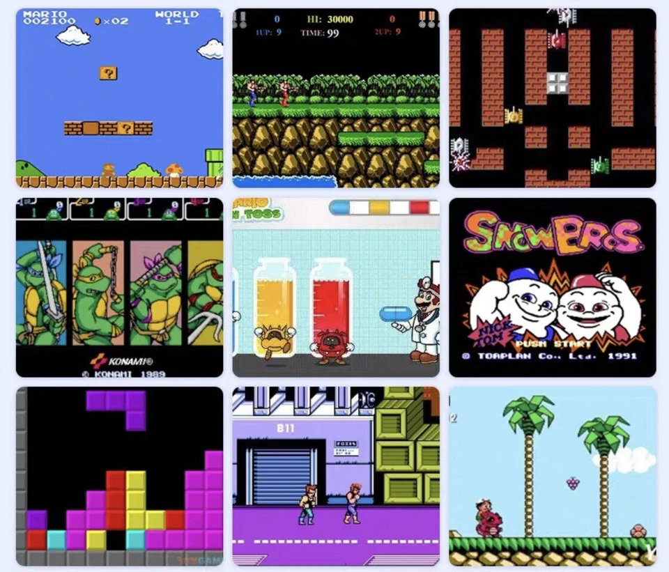 10000mAh 移动电源 便携式电池 无线充电器 带 300 个经典游戏 — 第 4/4 张图片