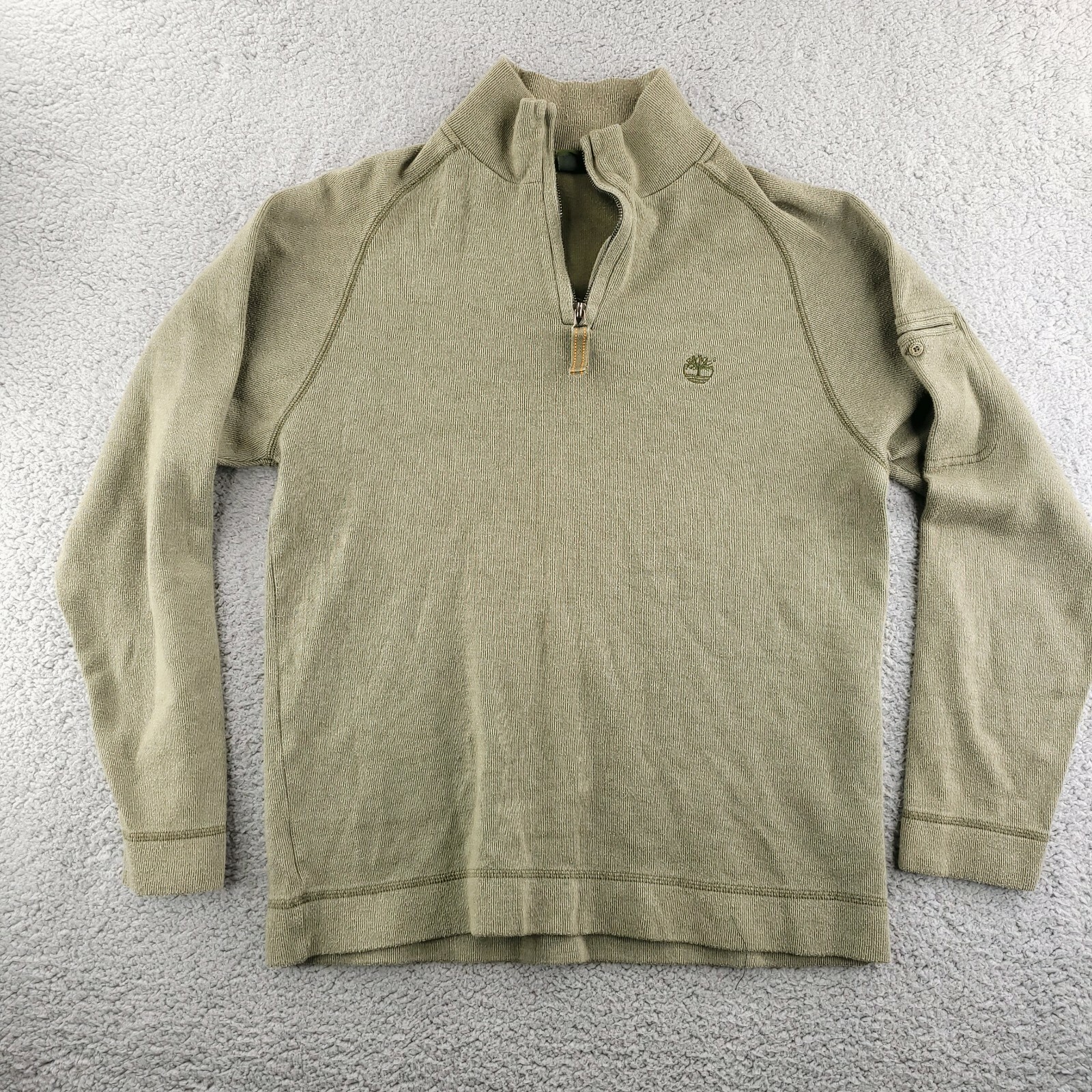 Timberland Sweater Mens Medium Green 