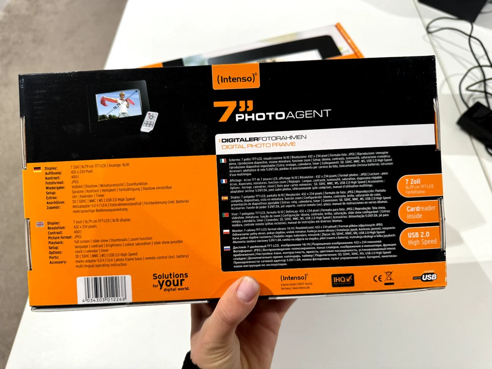 Fünf mal den 7" Photo Agent - Digitaler Fotorahmen - Bild 3 von 4