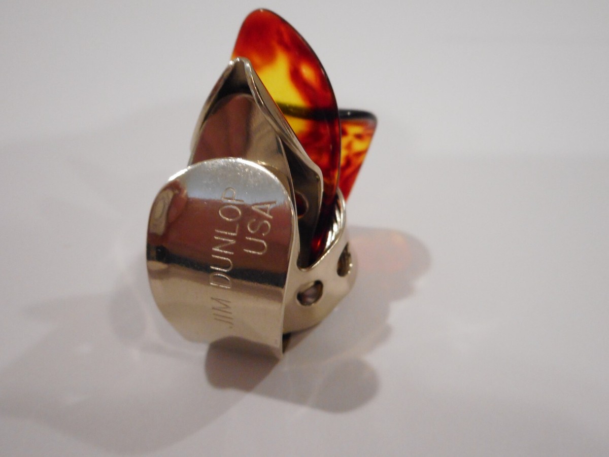 Plettri Dita Dunlop Set Di 6 Plettri A Ditale Dunlop Spessore .018 - Foto 13