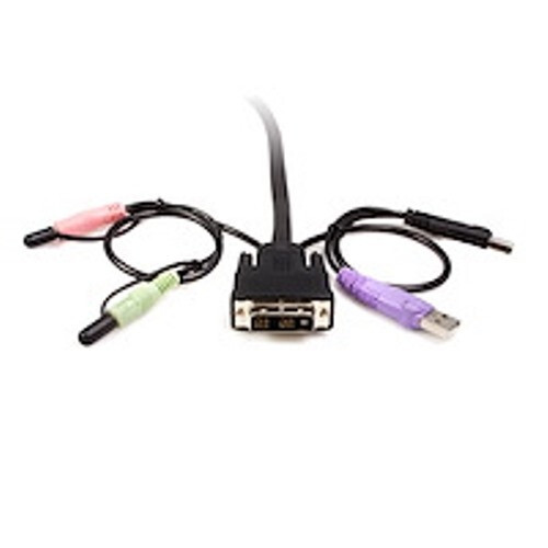 StarTech Starview 2 Port DVI + USB KVM Switch cable Audio SV215MICDVIA BNIB HDMI - Picture 5 of 15