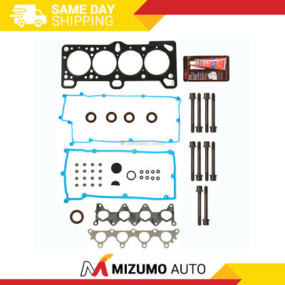 Head Gasket Bolts Set Fit 06-11 Hyundai Accent Kia Rio 1.6 DOHC G4EC G4ED