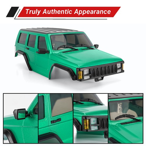 INJORA 6.10" Wheelbase ABS Cherokee Body for 1/18 TRX4M Bronco Defender Chassis - Picture 8 of 29