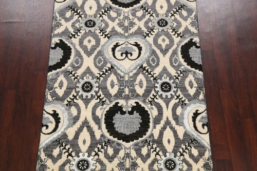 All-Over Art & Craft Wool/ Silk Oriental Area Rug Vegetable Dye Hand-knotted 5x7 - Picture 3 of 12