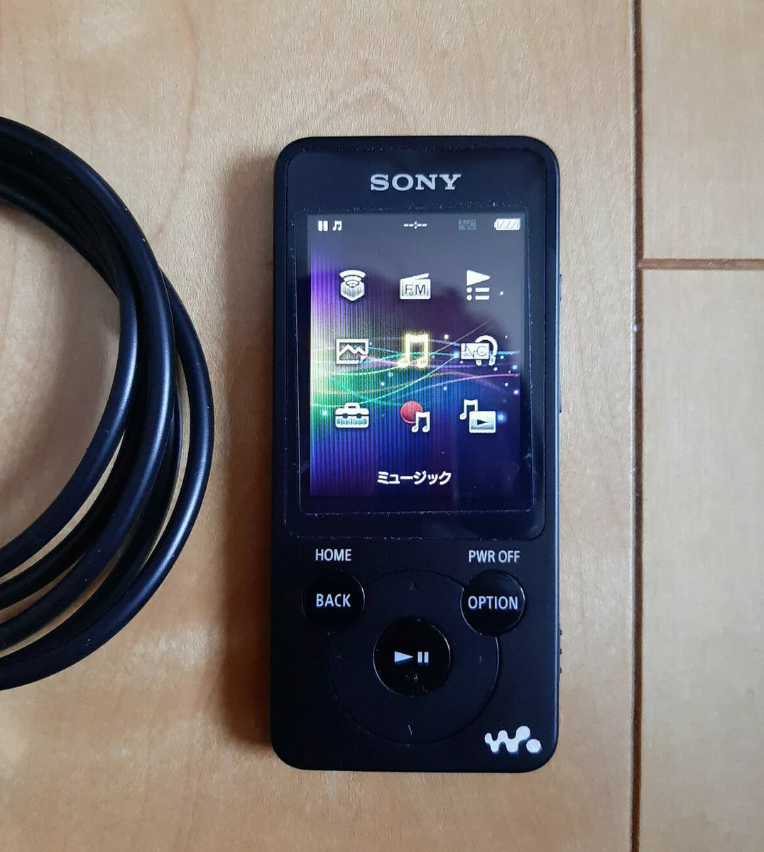 SONY Walkman NW-E083 black working 4GB mp3 wma audio player used Japan  import