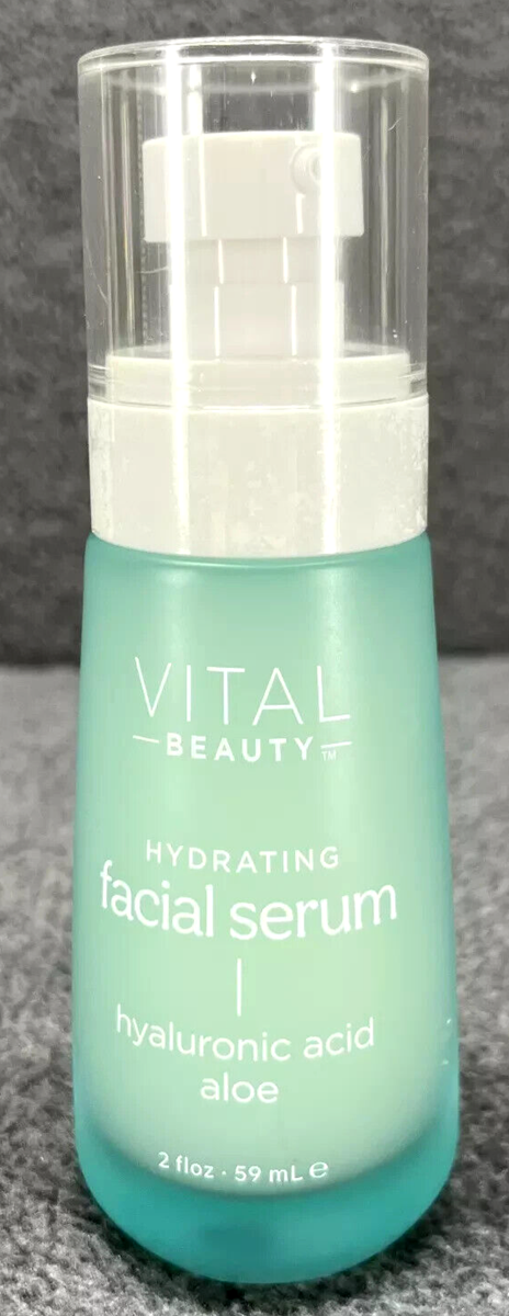 Vital Beauty Hydrating facial Serum Hyaluronic Acid Aloe 2 fl oz